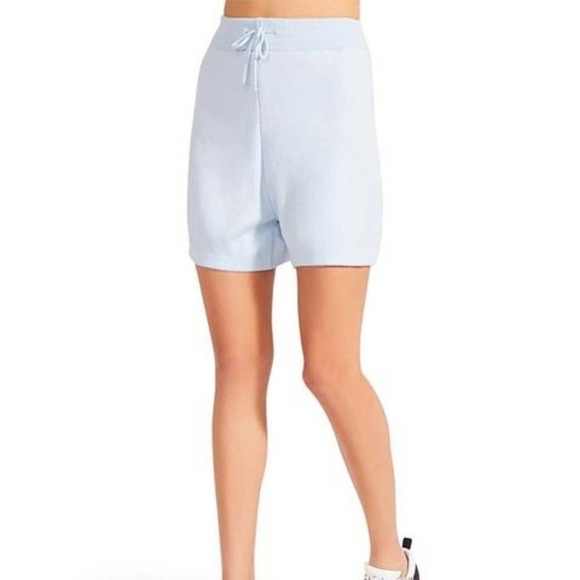 LOUNGE SHORTS SET LIGHT BLUE - Picture 5 of 7